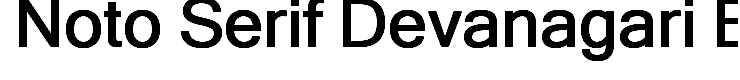 Noto Serif Devanagari Bold