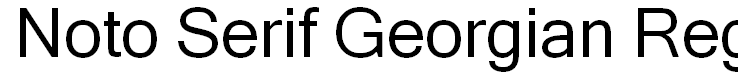 Noto Serif Georgian Regular