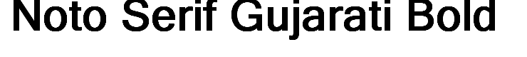 Noto Serif Gujarati Bold