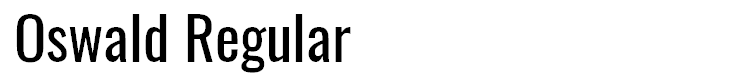 Oswald Regular