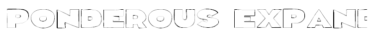 Ponderous Expanded-Outline
