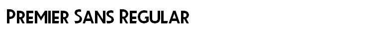 Premier Sans Regular