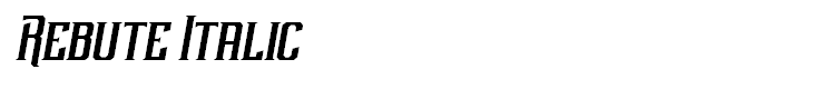 Rebute Italic