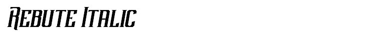 Rebute Italic