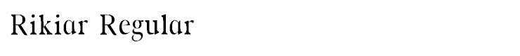 Rikiar Regular