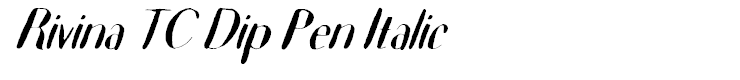 Rivina TC Dip Pen Italic