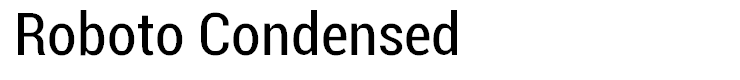 Roboto Condensed