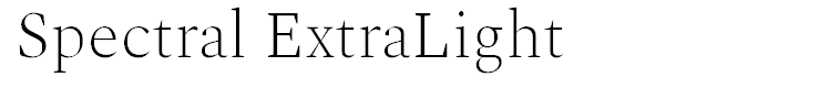 Spectral ExtraLight