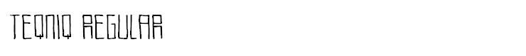 Teqniq Regular