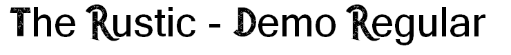 The Rustic - Demo Regular