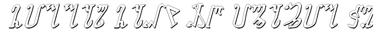 Wiccan Ways 3D Italic Regular